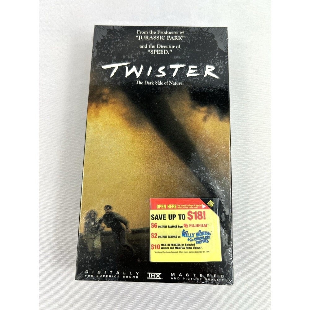 Twister 1996 Warner Home Video VHS New & Sealed Bill Paxton